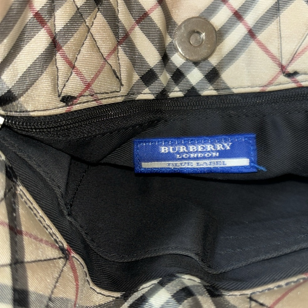 Burberry Blue Label Denim Tote.  Black denim! - Picture 8 of 8